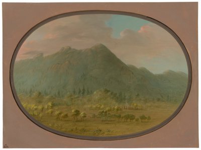 Pohled v Crystal Mountains od George Catlin