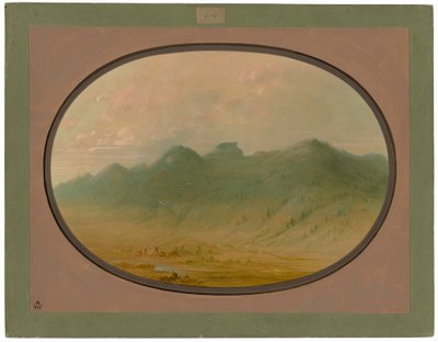 Pohled na Crystal Mountains, Brazílie od George Catlin