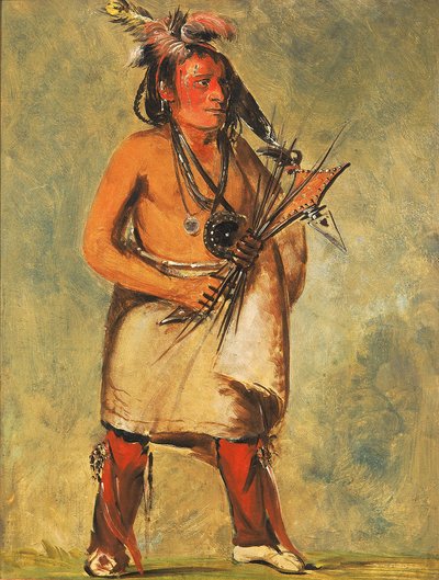 Wa-kon-chásh-kaw, Ten, který přichází na hromu od George Catlin
