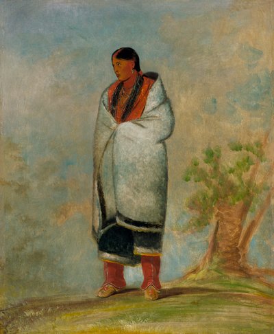 Wa-quóth-e-qua, Buckova žena, Žena velryby od George Catlin