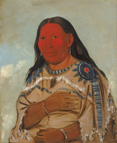 Manželka dvou vran, 1832. od George Catlin
