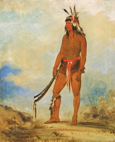 Won-de-tów-a, The Wonder, 1835. od George Catlin
