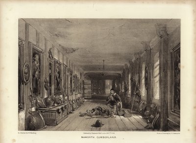 Naworth, Cumberland (litotinta) od George Cattermole