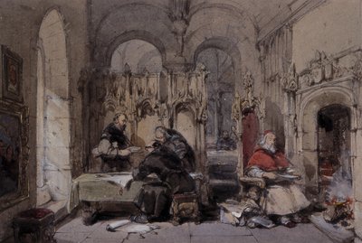 Mnišská knihovna od George Cattermole