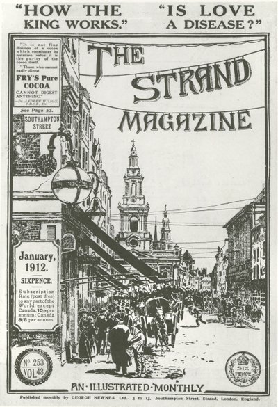 Obálka The Strand Magazine, 1912 od George Charles Haite