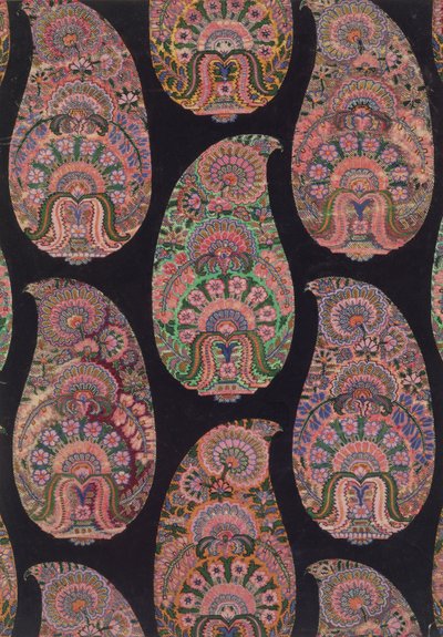 Fabric Design for Paisley Shawls, c.1871 od George Charles Haite