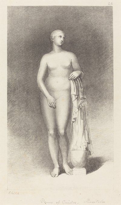 Venuše z Cnidos, Praxiteles od George Childs after John Flaxman