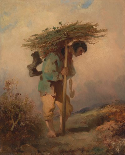 Muž Nesoucí Fagoty od George Chinnery