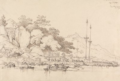 Lap House, Inner Harbor, Macao od George Chinnery