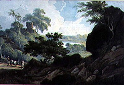 Blízko Midnapore, Bengálsko od George Chinnery