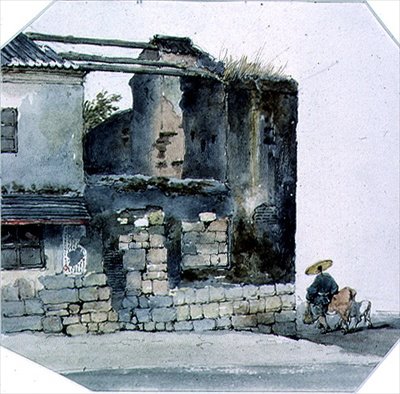 Scéna v Macau od George Chinnery