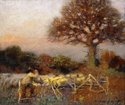 Ovčák, časné ráno od George Clausen