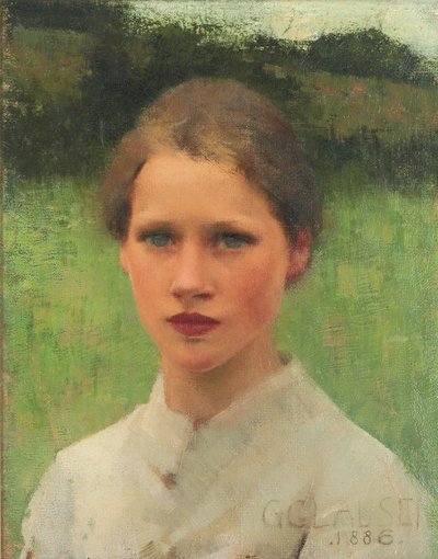 Vesnická panna od George Clausen