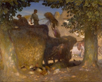 Building the Rick, 1907 od George Clausen