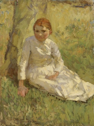 Dívka na poli od George Clausen