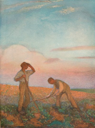 Hoeing, c1872-1911, 1911 od George Clausen