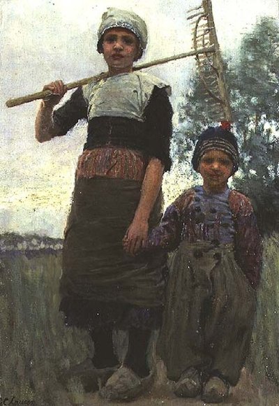 Little Haymakers, Severní Holandsko od George Clausen