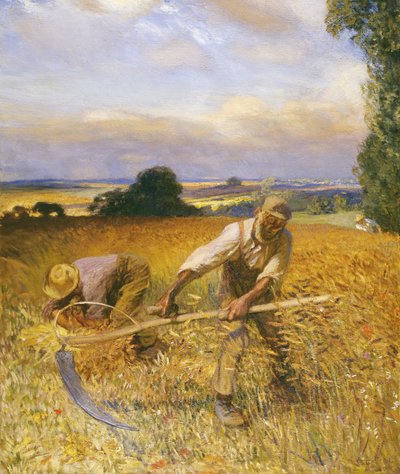 Starý ženec od George Clausen