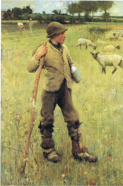 Pastýř od George Clausen
