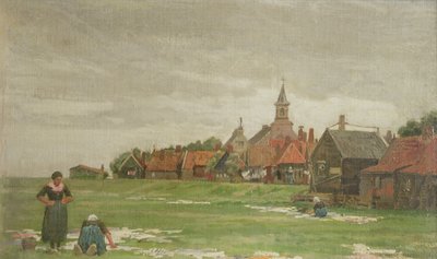 Pračky, Holandsko, 1876 (deska) od George Clausen