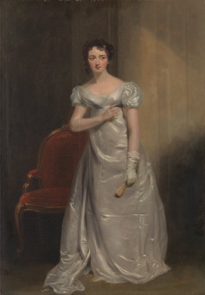 Harriet Smithsonová jako slečna Dorillonová ve filmu Elizabeth Inchbaldové "Manželky, jaké byly, a služky, jaké jsou". od George Clint