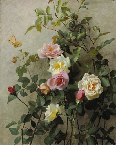 Růže na zdi, 1877 od George Cochran Lambdin