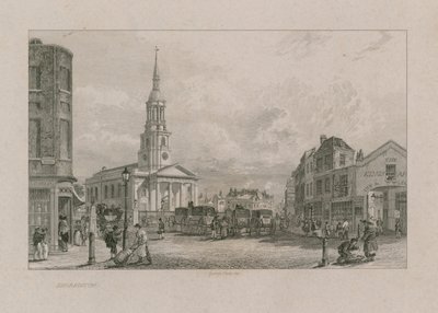 Kostel svatého Leonarda, Shoreditch od George Cooke