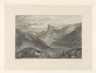 Hrad Crichton od George Cooke