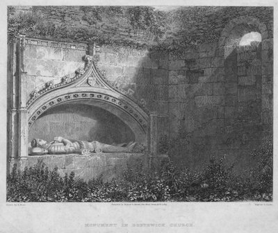 Památník v kostele Borthwick, 1819. od George Cooke