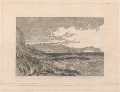 Hrad Pendennis a vstup do přístavu Falmouth od George Cooke