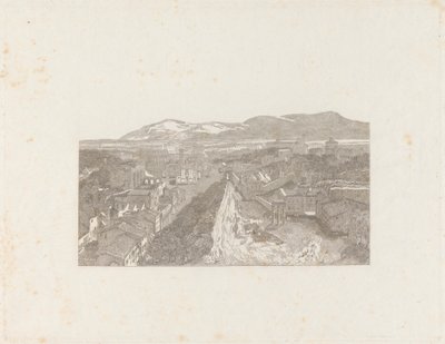 Forum Romanum z věže Kapitolu od George Cooke
