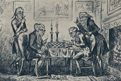 Hra v šachy, 1948 od George Cruikshank
