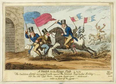 Zápas o královskou desku - podle hackerů od George Cruikshank