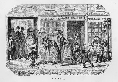 duben (rytina) od George Cruikshank