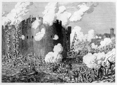 Útok na mosaznou horu Lord Guilford Dudley, 1554 1840 od George Cruikshank