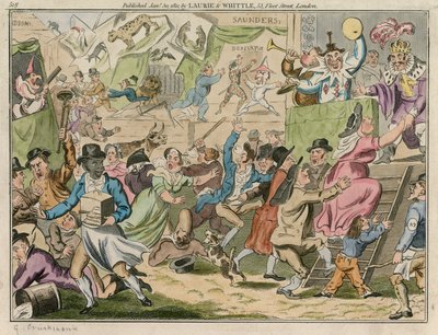 Bartolomějský veletrh, Londýn od George Cruikshank