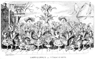 Capricornus - kapary, 19. století. od George Cruikshank