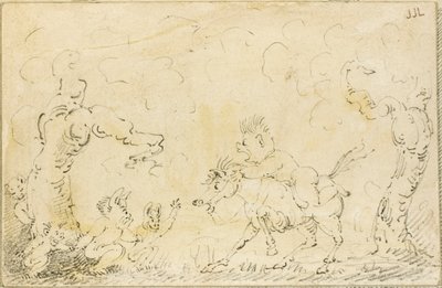 Komická scéna II od George Cruikshank