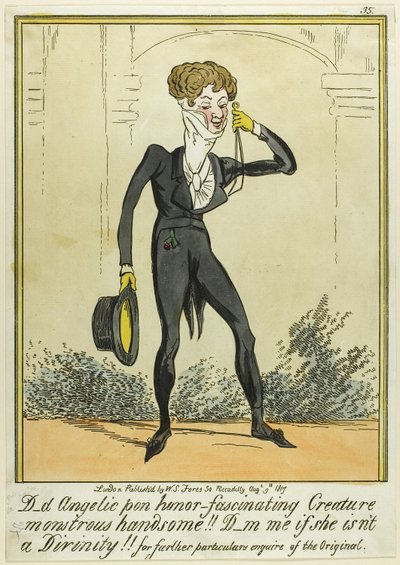 D_d Angelic pon honor-Fascinating Creature Monstrous Handsome!! od George Cruikshank