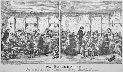 Field Lane Ragged School, Smithfield, City of London, 1850 od George Cruikshank