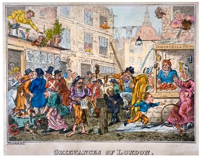 „Stížnosti Londýna“, 1812. od George Cruikshank