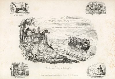 Gurneyho parní kočár od George Cruikshank