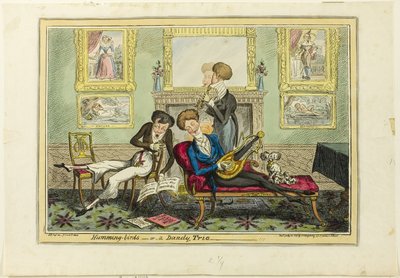 Kolibříci nebo A Dandy Trio od George Cruikshank