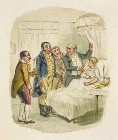 Ilustrace k filmu "Oliver Twist" od George Cruikshank