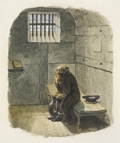 Ilustrace k filmu "Oliver Twist" od George Cruikshank