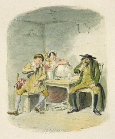 Ilustrace k filmu "Oliver Twist" od George Cruikshank