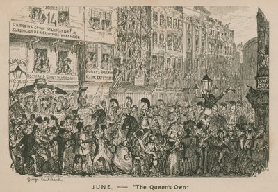 Červen - Královna je vlastní od George Cruikshank