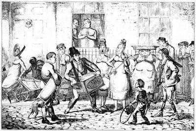Savoyards, 1818. od George Cruikshank