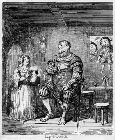 Magogové námluvy, 1840 od George Cruikshank