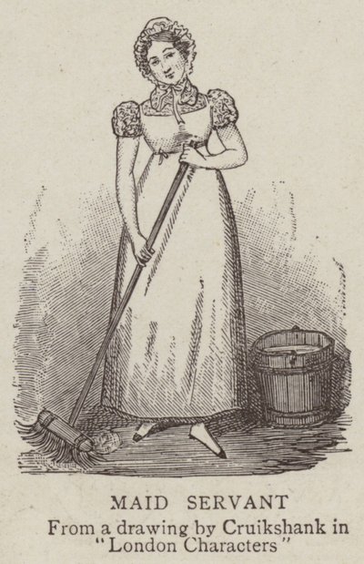 Služebná od George Cruikshank